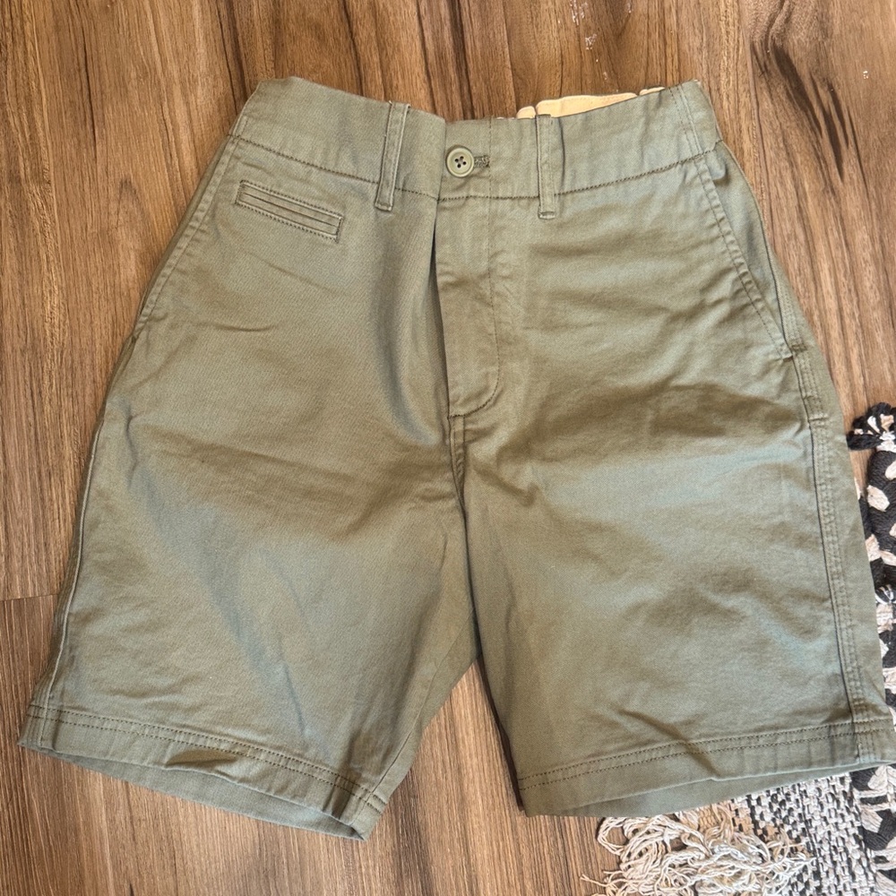 Crewcuts Olive Flat Front Men's Shorts